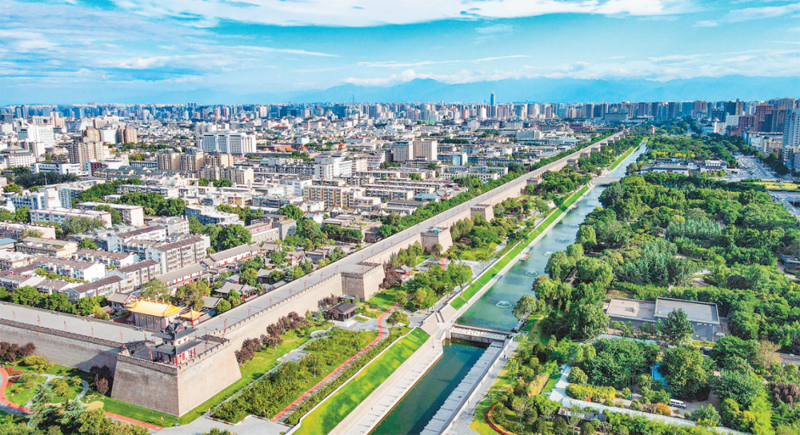西安护城河水利风景区 西安护城河水利风景区